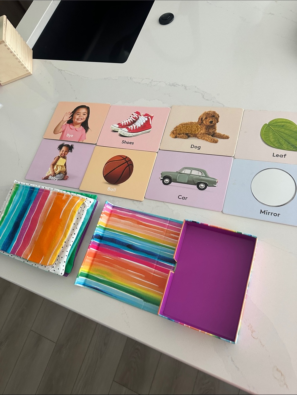 Lovevery Soft Book And Double Sided Flash Cards